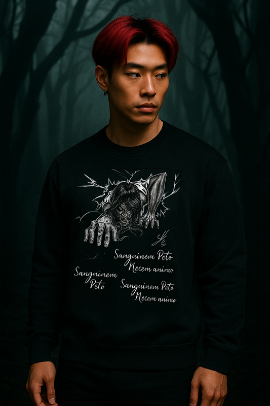 Midweight Fleece-Pullover mit Rundhalsausschnitt "Crawler"