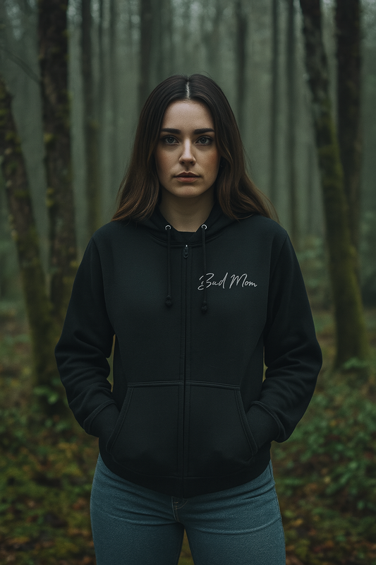 Premium Damen-Hoodie "Bad Mom"
