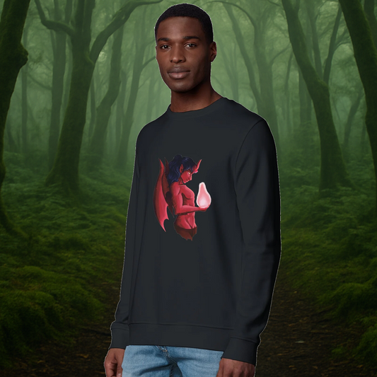 Unisex Bio-Pullover mit Rundhalsausschnitt "Incubus"