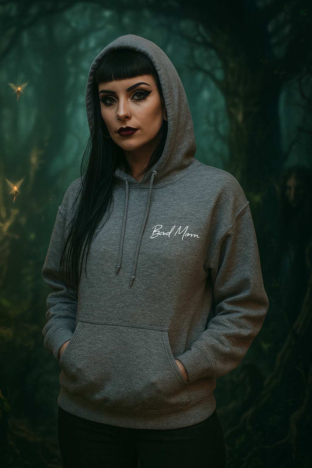 Klassischer Unisex Hoodie "Bad Mom"